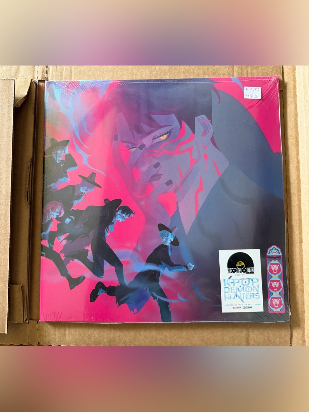 K-Pop Demon Hunters Saja Boys Edition RSD Exclusive Album Vinyl Record Store Day